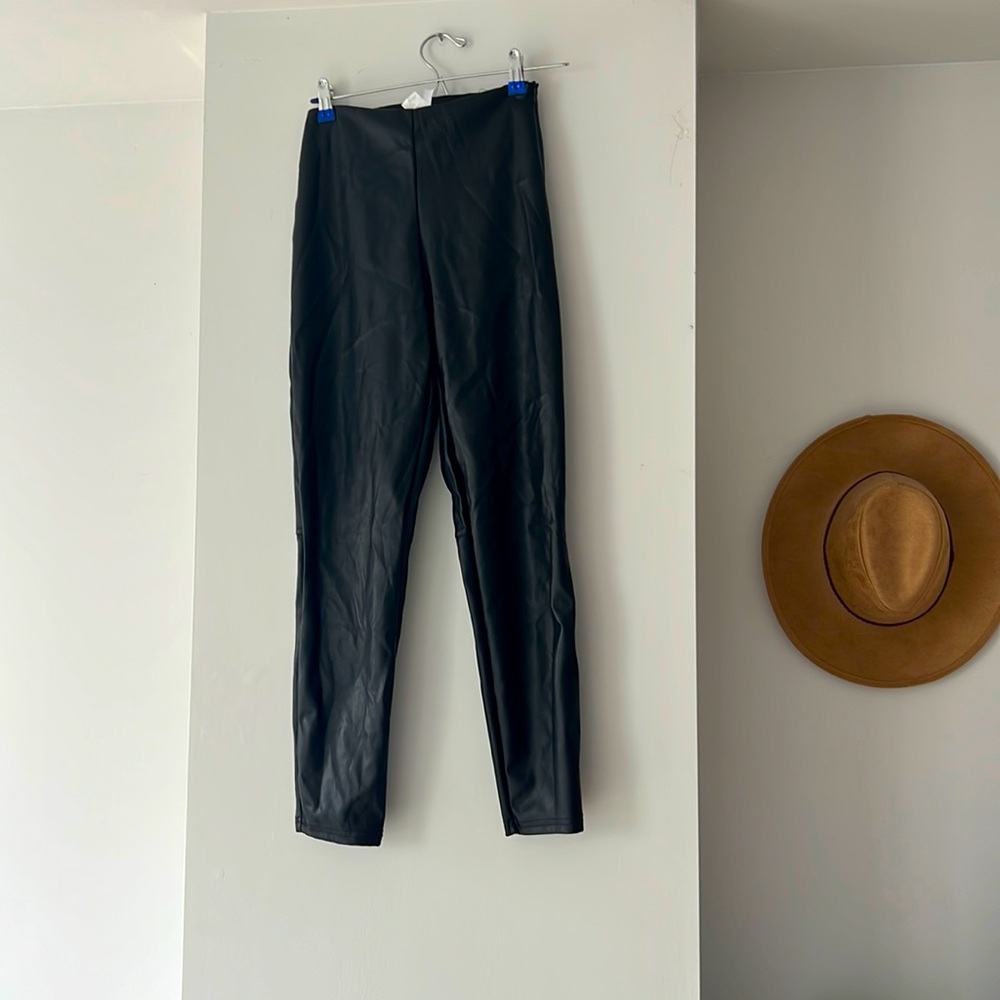 Fabletics Vegan Leather Leggings